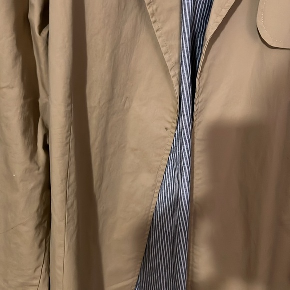 Mo-vint New York medium khaki trench NWT - Picture 6 of 6